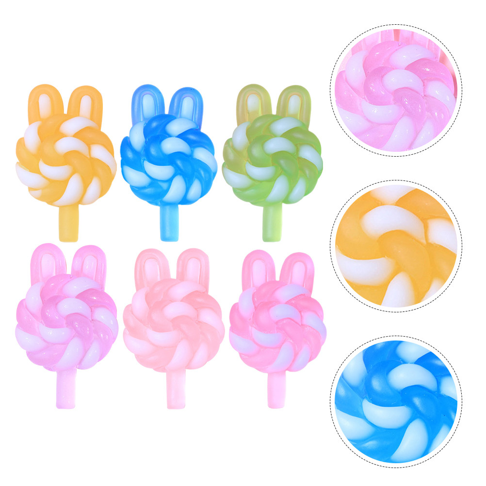 24Pcs Cute Cartoon Lollipop Ch - огляд і ціна Resin Crafts