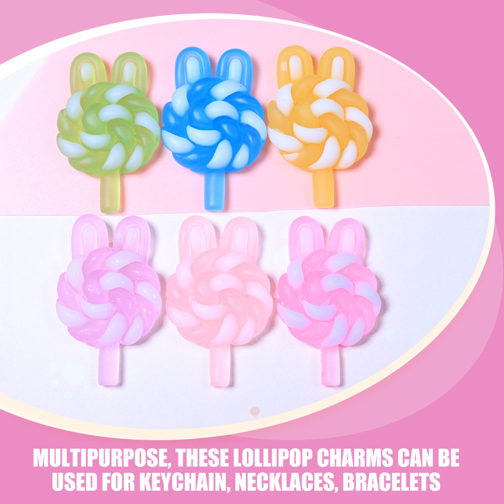 24Pcs Cute Cartoon Lollipop Ch - огляд і ціна Resin Crafts