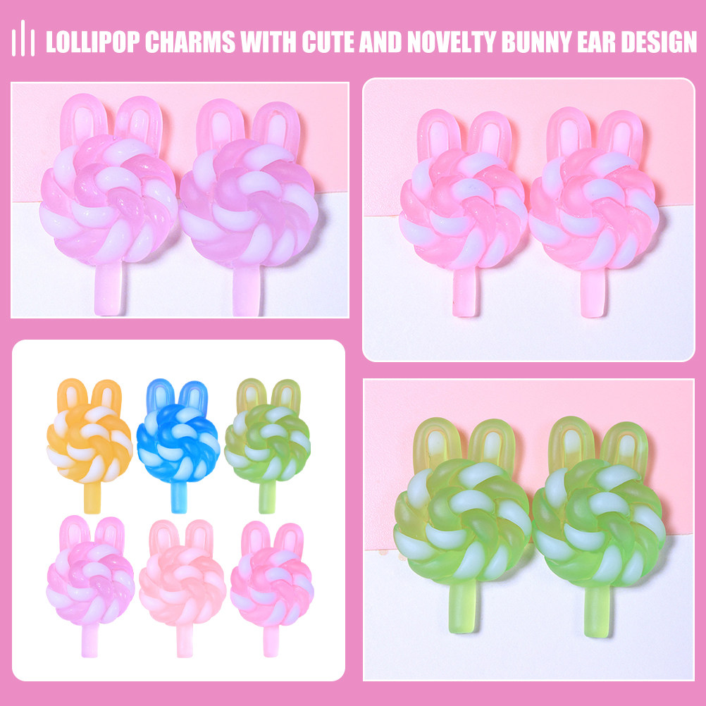 24Pcs Cute Cartoon Lollipop Ch - огляд і ціна Resin Crafts