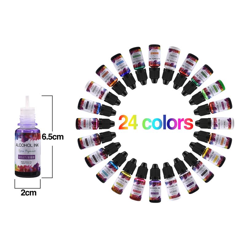 24 Color/Set 10ml  Resin Pigme - огляд і ціна Resin Pigment Set