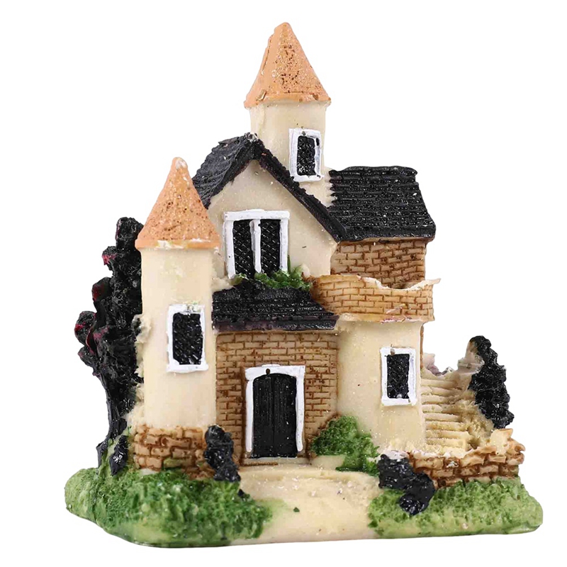 Cute Mini Resin House Miniatur - огляд і ціна Resin Crafts