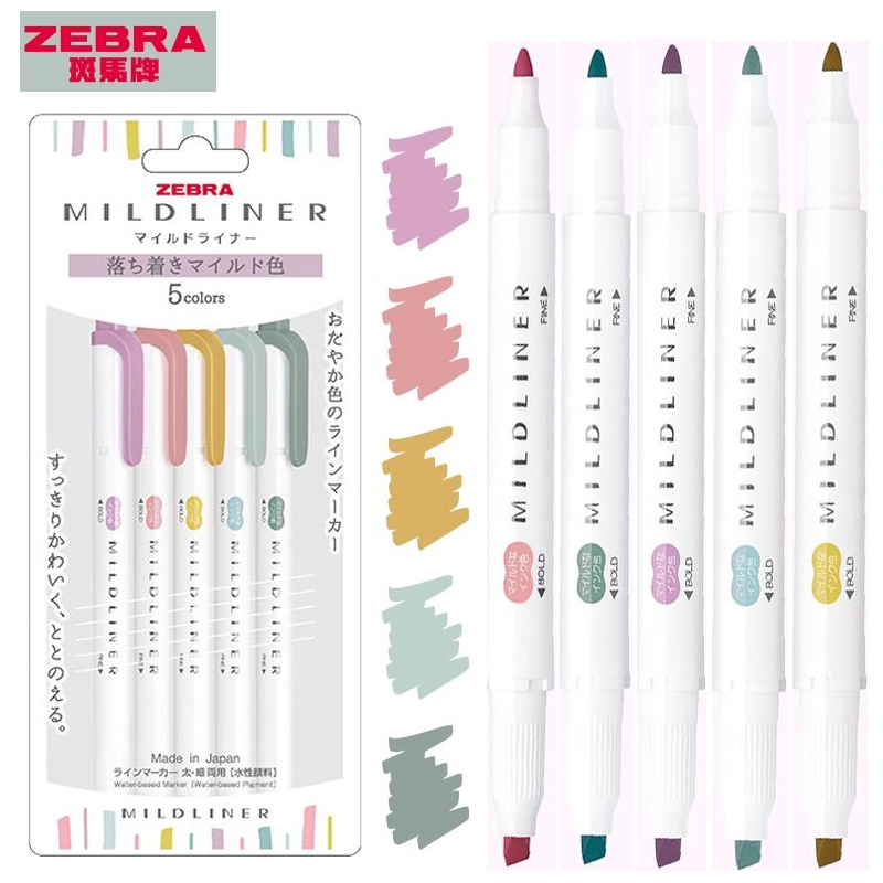 Zebra Mildliner Highlighter Pe - огляд і ціна Zebra Pen Mildliner