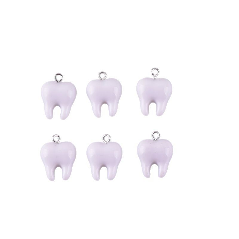 10pcs Cute White Teeth Resin P - огляд і ціна Resin Craft Projects