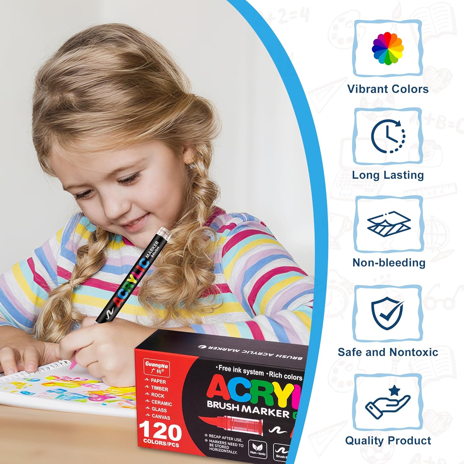 12-240 Colors  Acrylic Paint M - огляд і ціна Copic Marker Classic