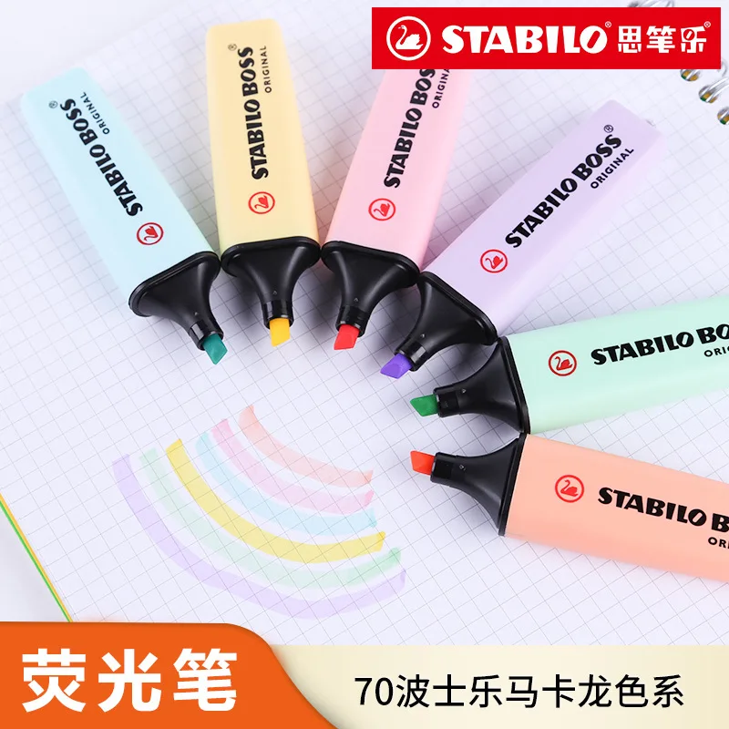 6 Colors STABILO BOSS Macaron  - огляд і ціна Stabilo Marker Boss