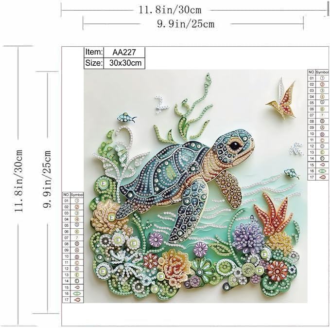Sea Turtle Animal Diamond Pain - огляд і ціна Resin Craft For Beginners