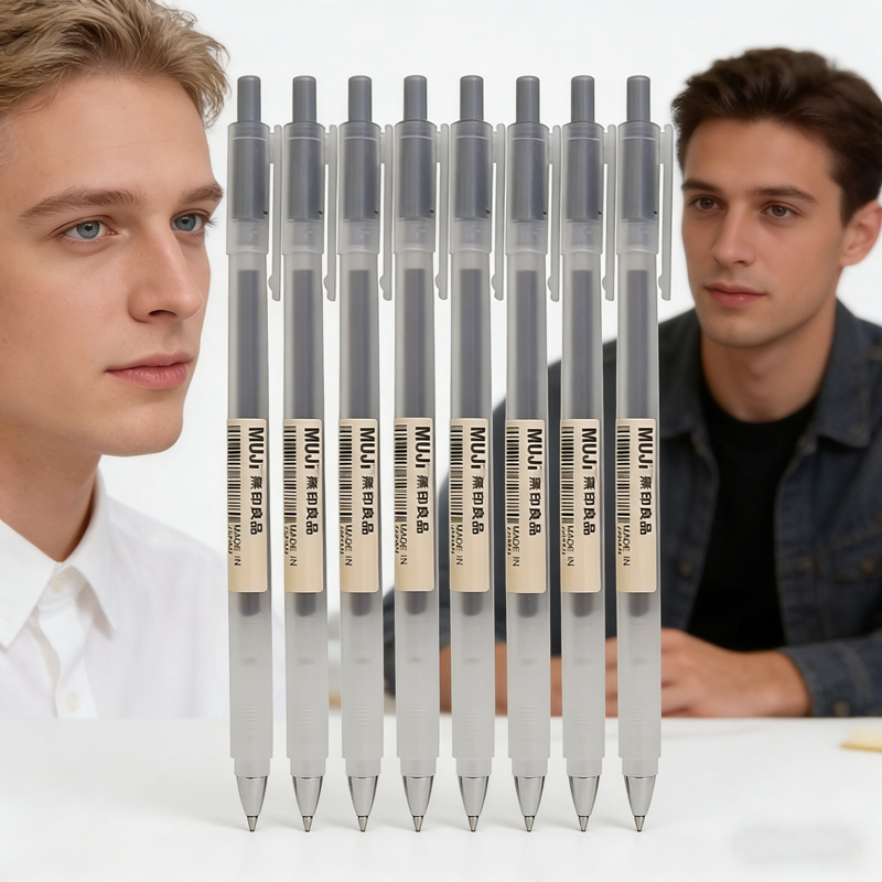 6/8Pcs MUJIs Ballpoint Pen Set - огляд і ціна Muji Stationery Gel Pen