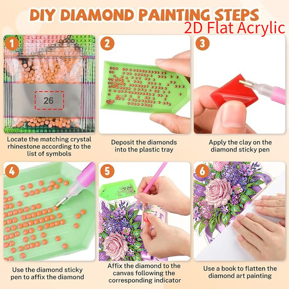 2D Flat Acrylic, 5D DIY Diamon - огляд і ціна Resin Craft For Beginners
