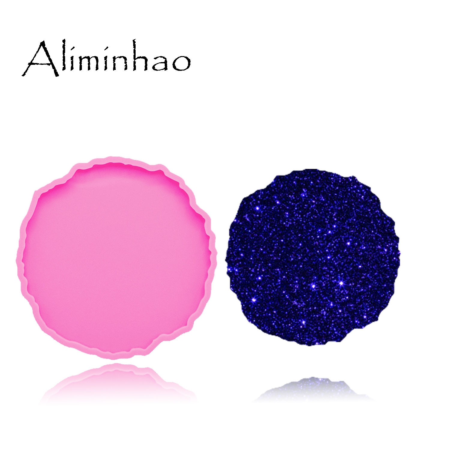 DY0278 Shiny High quality roun - огляд і ціна Geode Mold Silicone