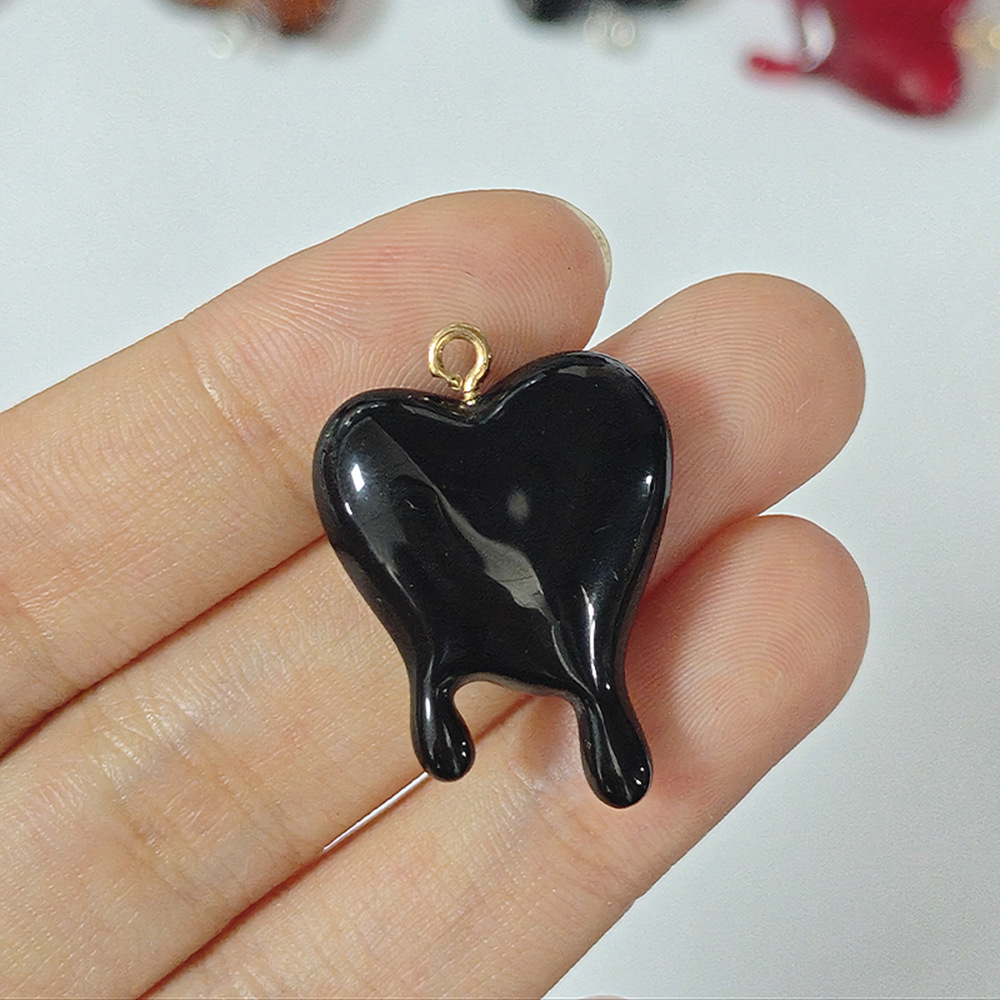 10pcs Drop Blood Heart-shaped  - огляд і ціна Resin Craft Projects