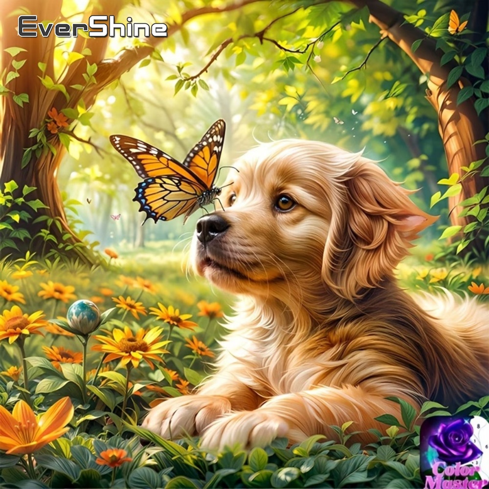 EverShine Diamond Mosaic Dog A - огляд і ціна Resin Craft For Beginners