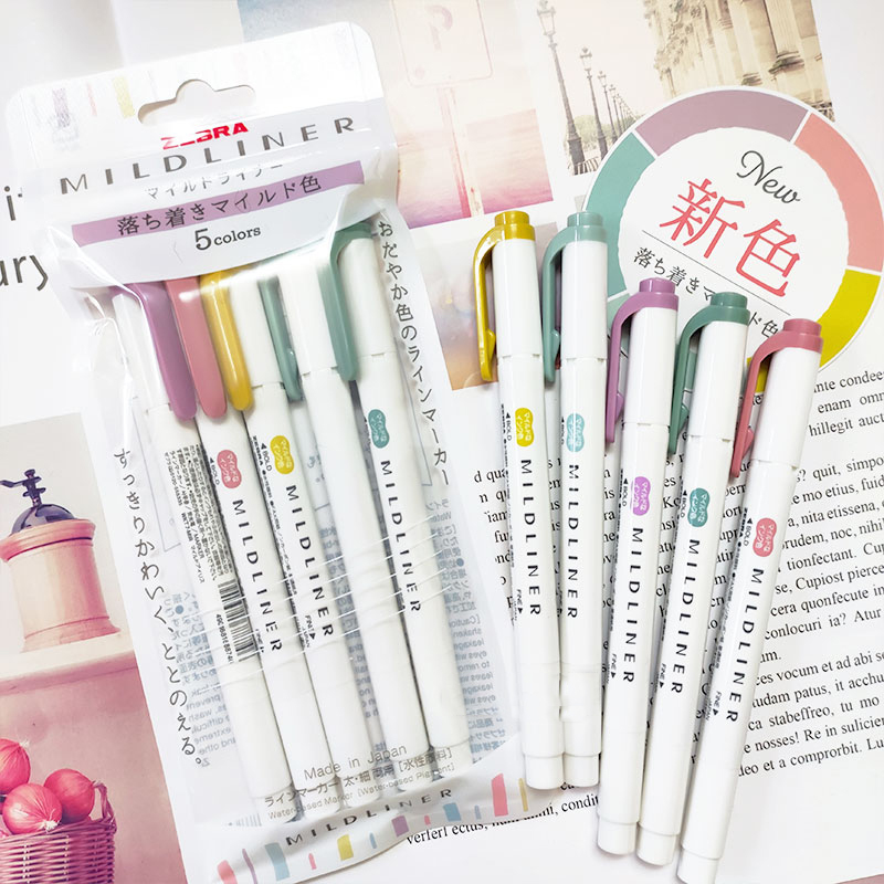 NEW zebra mildliner highlighte - огляд і ціна Zebra Pen Mildliner
