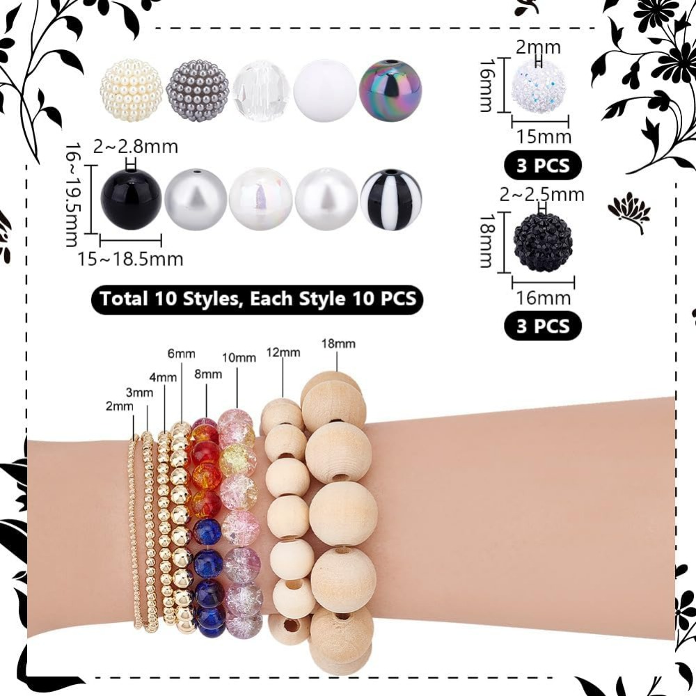 106pcs Chunky Beads 12 Styles  - огляд і ціна Resin Crafts