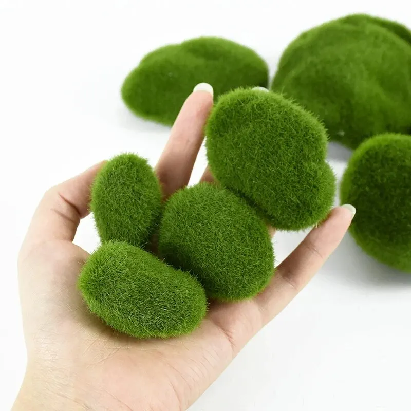 10Pcs Simulation Moss Stone Ar - огляд і ціна Terrarium Moss Art