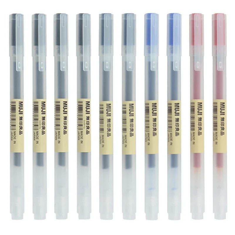 10-30Pcs/Set 0.38/0.5mm Gel pe - огляд і ціна Muji Stationery Gel Pen