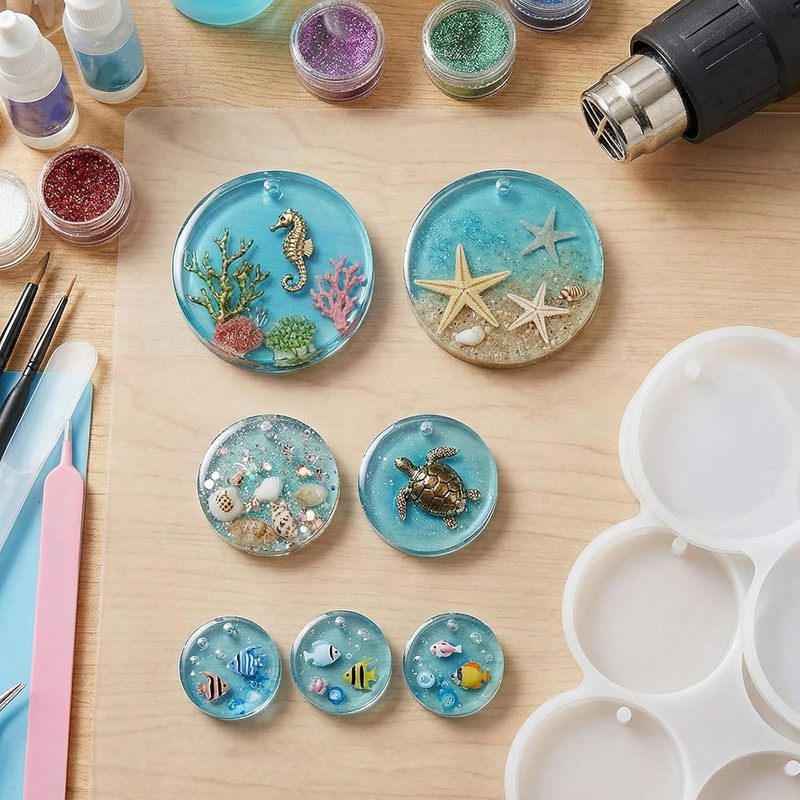 3Round mold set，25A circular r - огляд і ціна Resin Ocean Wave Mold