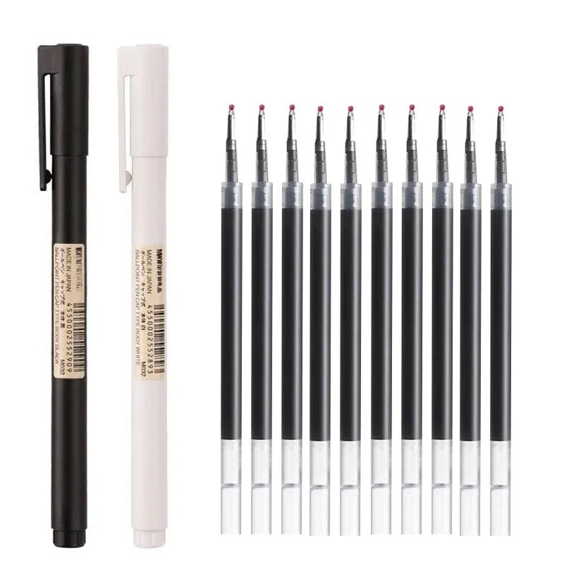0.5mm Black Bullet Tip Gel Pen - огляд і ціна Muji Stationery Gel Pen