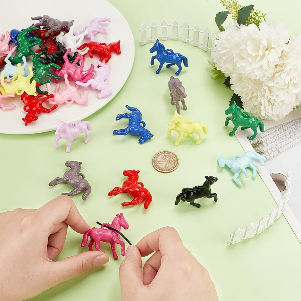 48pcs Opaque Acrylic Pendants  - огляд і ціна Resin Crafts