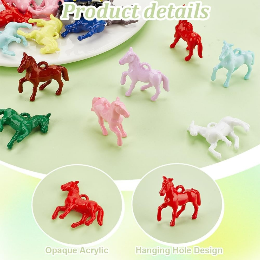 48pcs Opaque Acrylic Pendants  - огляд і ціна Resin Crafts