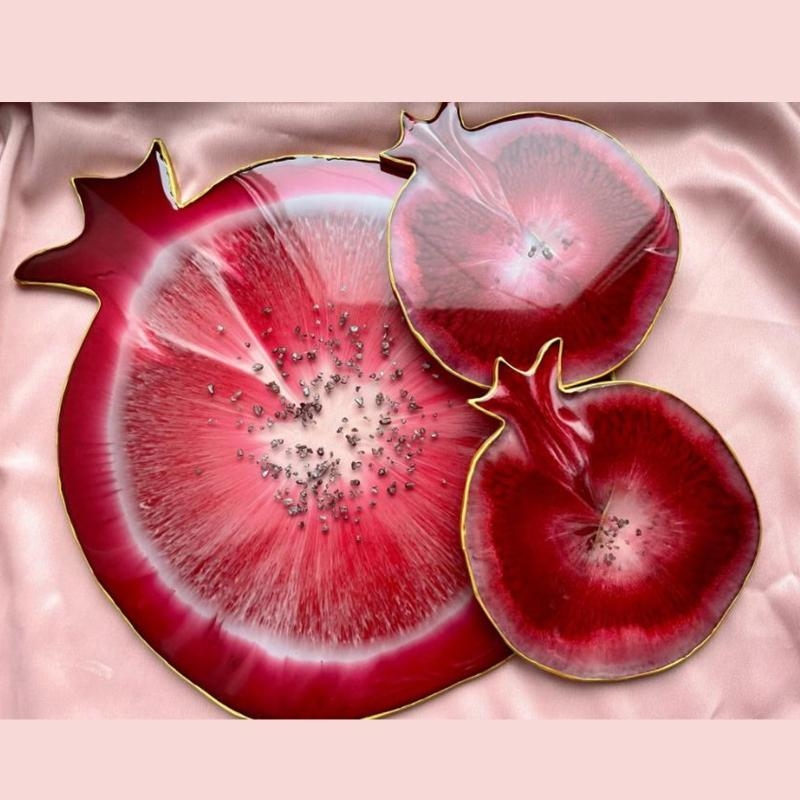 X6HE Pomegranate Geode Agate E - огляд і ціна Geode Mold Silicone