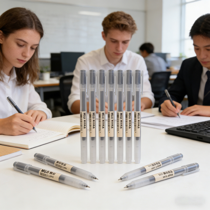 6/8Pcs MUJIs Style Gel Pens, B - огляд і ціна Muji Stationery Gel Pen