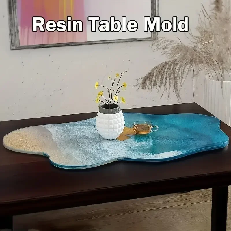 Large 61cm Irregular Trays Epo - огляд і ціна Resin Ocean Wave Mold