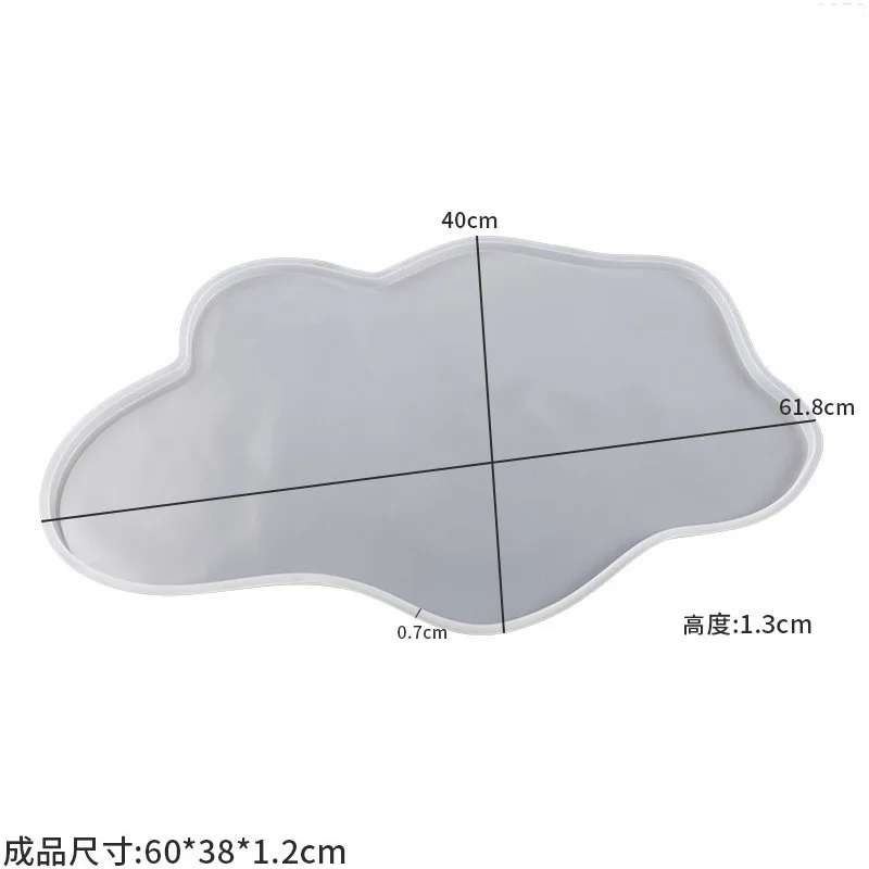 Large 61cm Irregular Trays Epo - огляд і ціна Resin Ocean Wave Mold