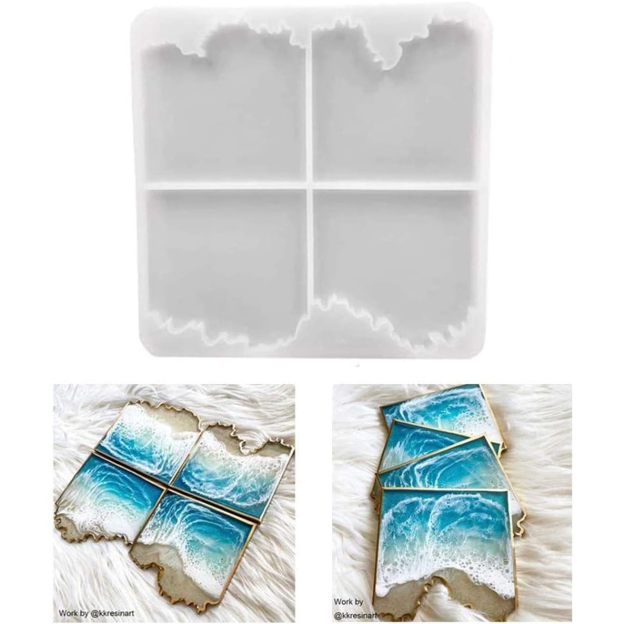Ocean Wave Coaster Silicone Mo - огляд і ціна Resin Ocean Wave Mold