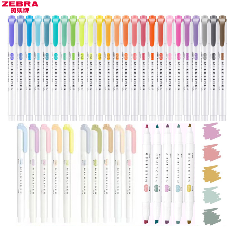 1/3pcs ZEBRA MILDLINER WKT7 Hi - огляд і ціна Zebra Pen Mildliner