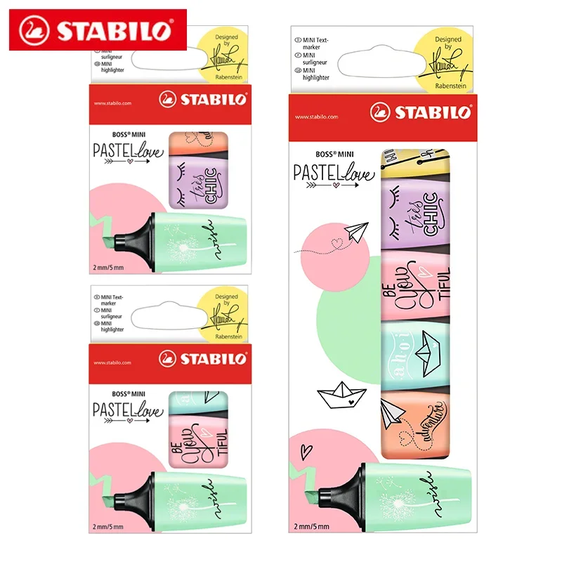3/6 Color/Set German STABILO M - огляд і ціна Stabilo Marker Boss