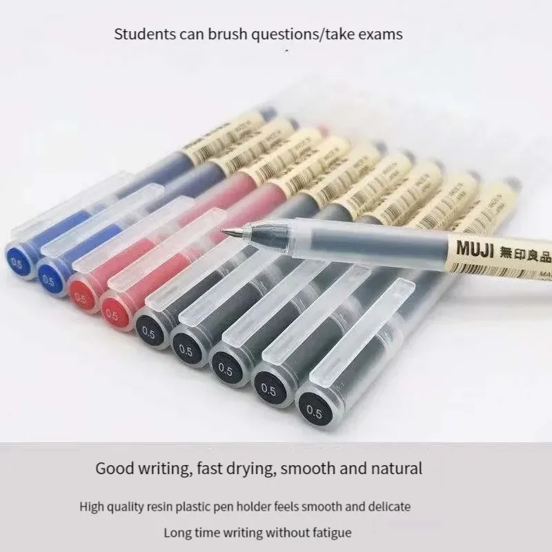 lovely  MUJIs Gel Pen Black/Re - огляд і ціна Muji Stationery Gel Pen