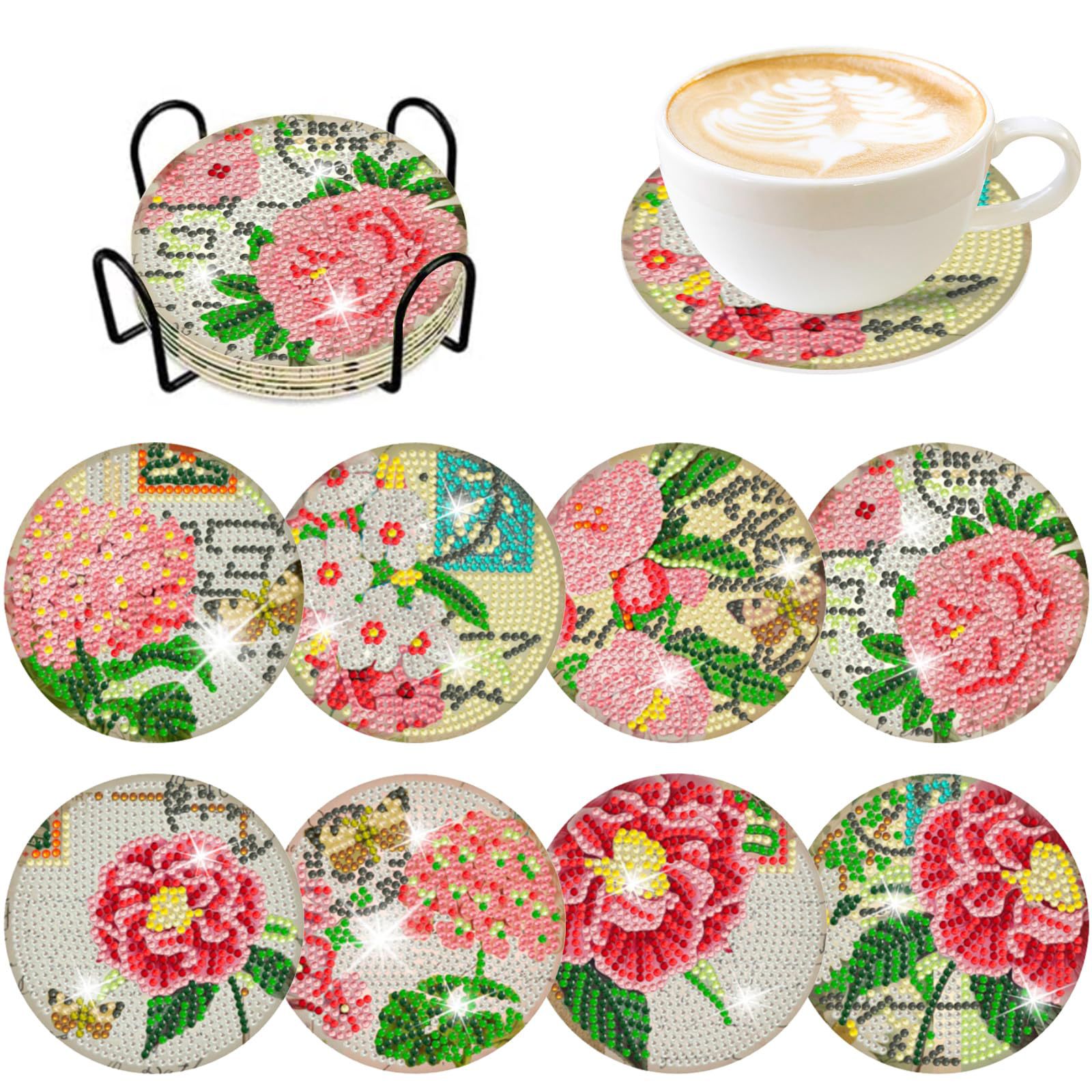 RUOPOTY 8pc/sets Diamond Paint - огляд і ціна Resin Craft For Beginners