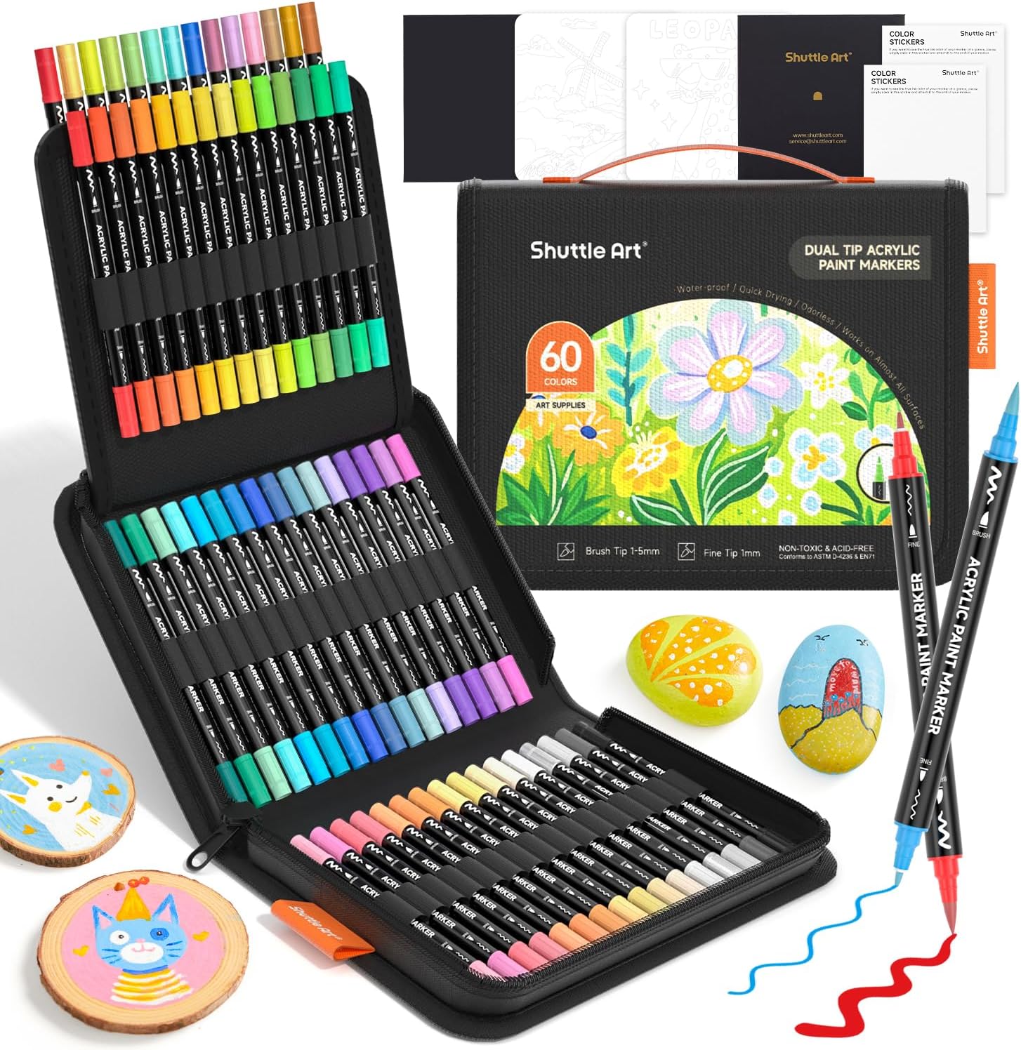 Shuttle Art 60 Colors Dual Tip - огляд і ціна Copic Marker Classic
