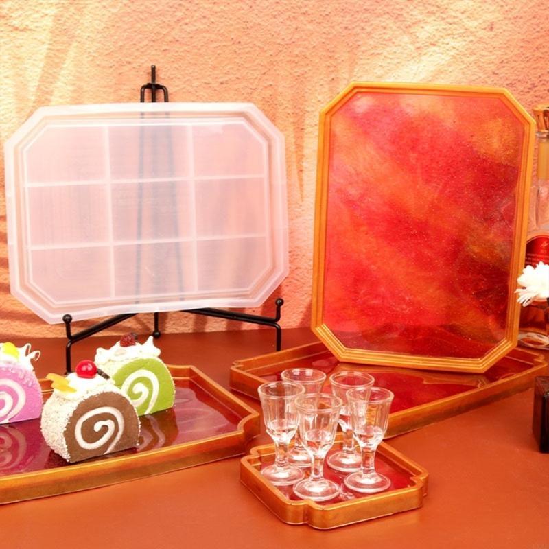 Chinese Tray Mold for DIY Maki - огляд і ціна Geode Mold Silicone