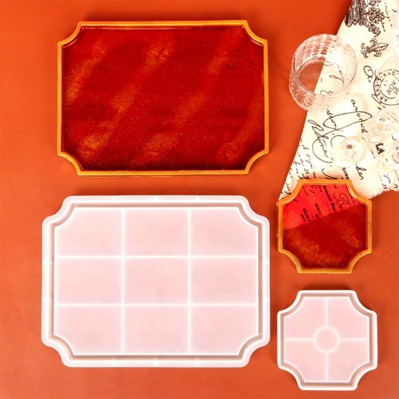 Chinese Tray Mold for DIY Maki - огляд і ціна Geode Mold Silicone