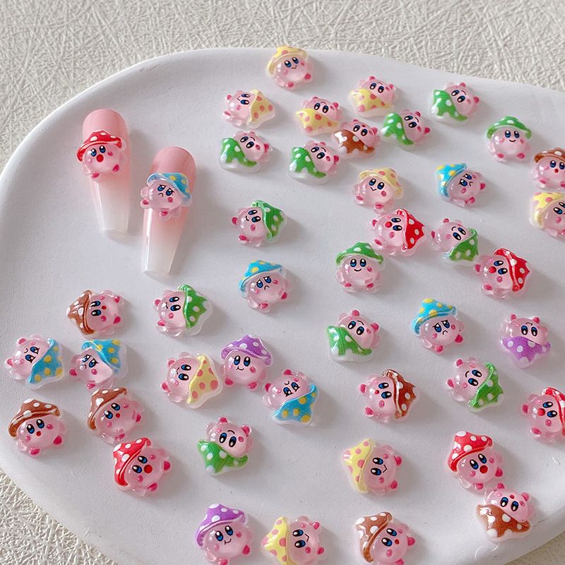 2/10/20pcs Kirby Nail Charms 3 - огляд і ціна Resin Crafts