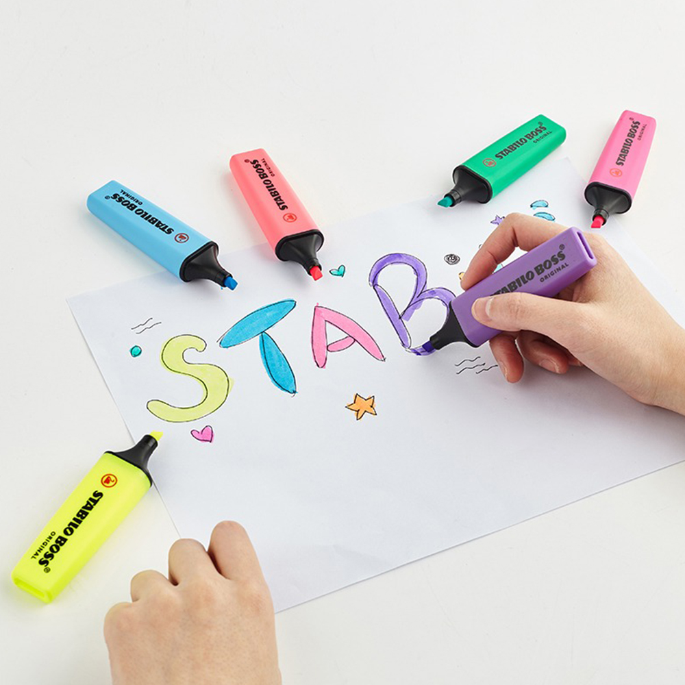 1pcs German Stabilo Highlighte - огляд і ціна Stabilo Marker Boss