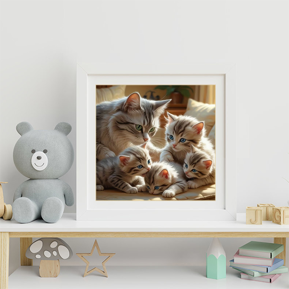 Momoart DIY Diamond Mosaic Cat - огляд і ціна Resin Craft For Beginners