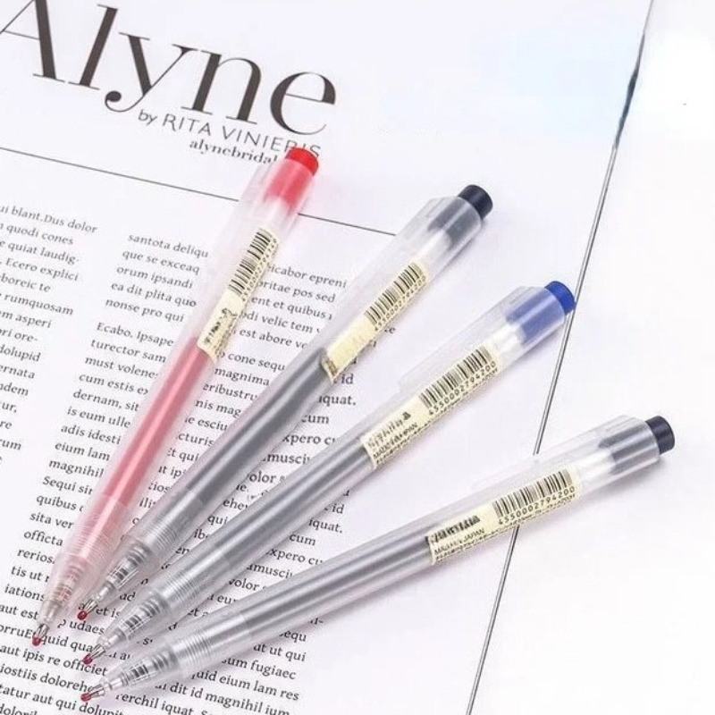 10pcs Press pen refills with 1 - огляд і ціна Muji Stationery Gel Pen