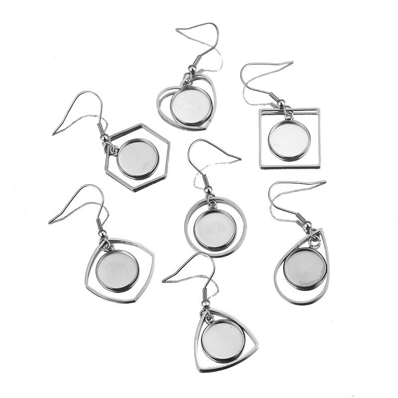 10pc Stainless Steel Tray Beze - огляд і ціна Bezels Set Pendant