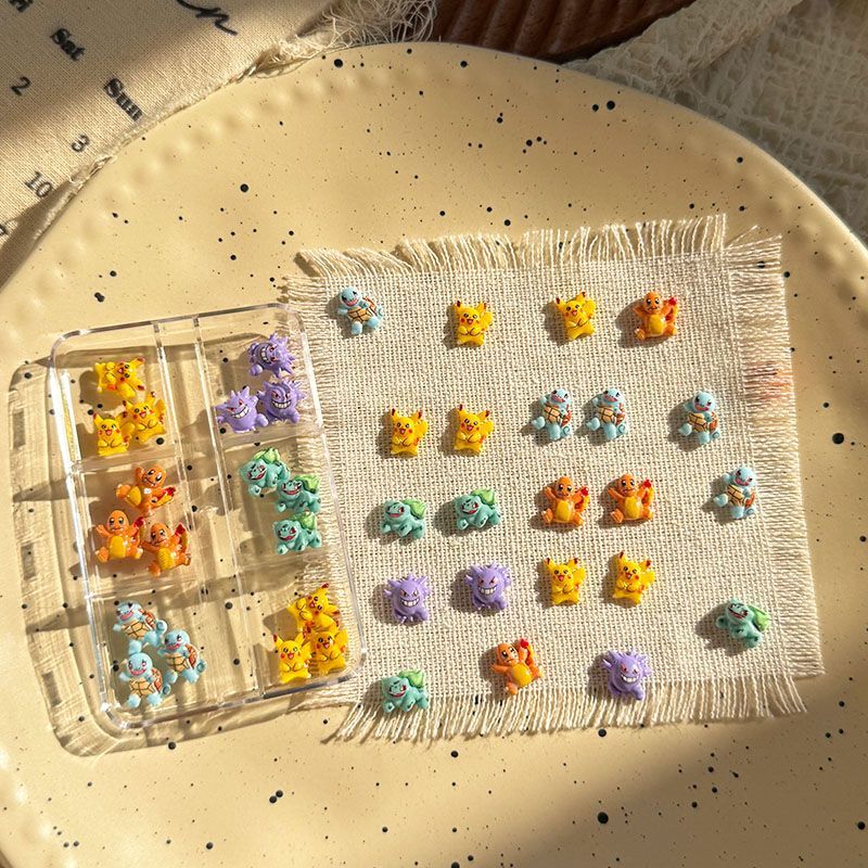 Pokemon nail art accessories,  - огляд і ціна Resin Crafts