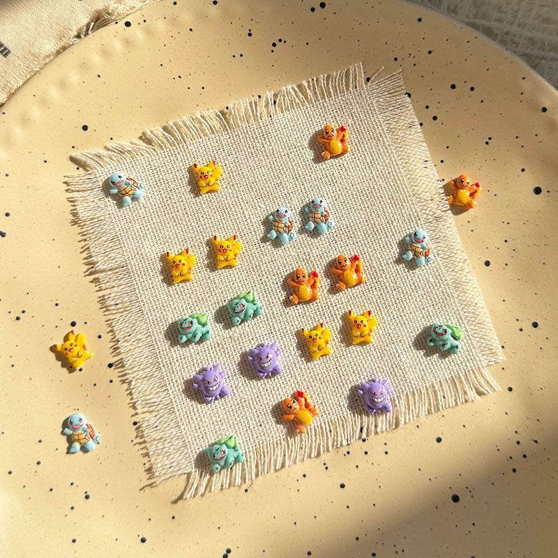 Pokemon nail art accessories,  - огляд і ціна Resin Crafts