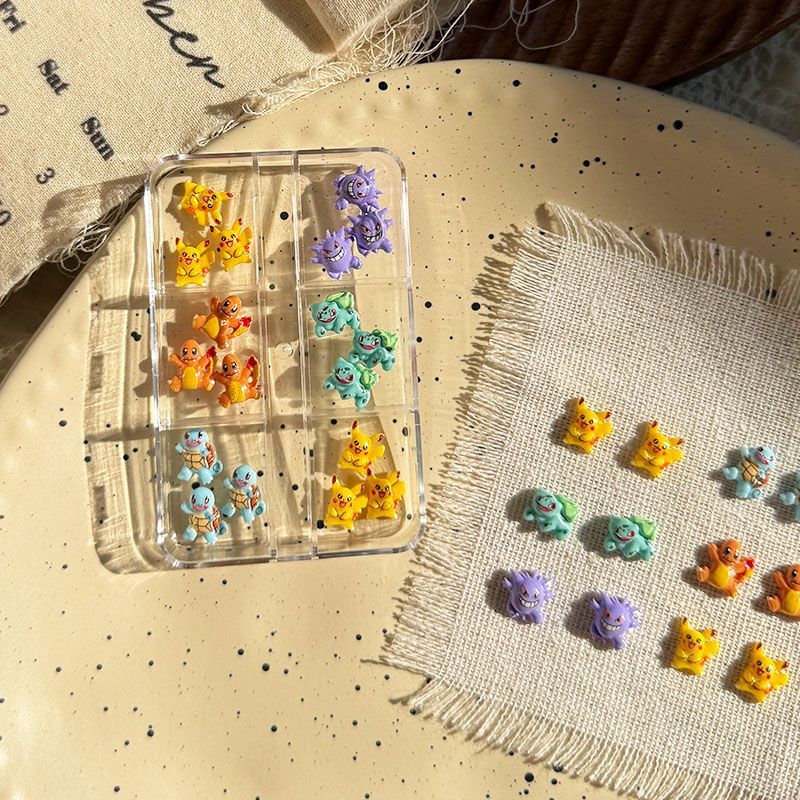 Pokemon nail art accessories,  - огляд і ціна Resin Crafts