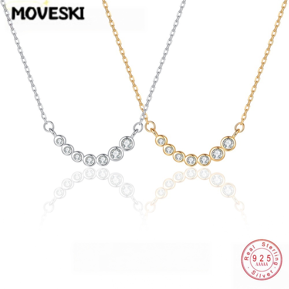 MOVESKI Bezel Set Round Moissa - огляд і ціна Bezels Set Pendant