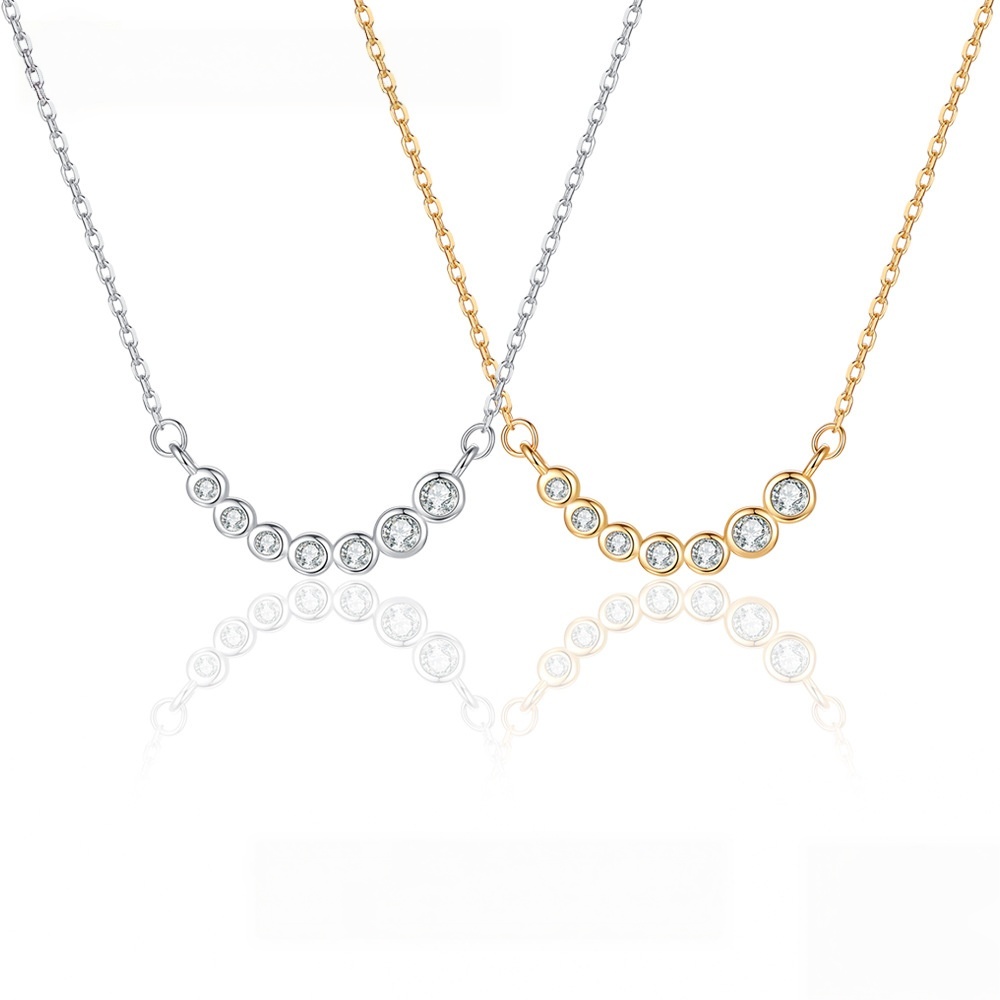 MOVESKI Bezel Set Round Moissa - огляд і ціна Bezels Set Pendant