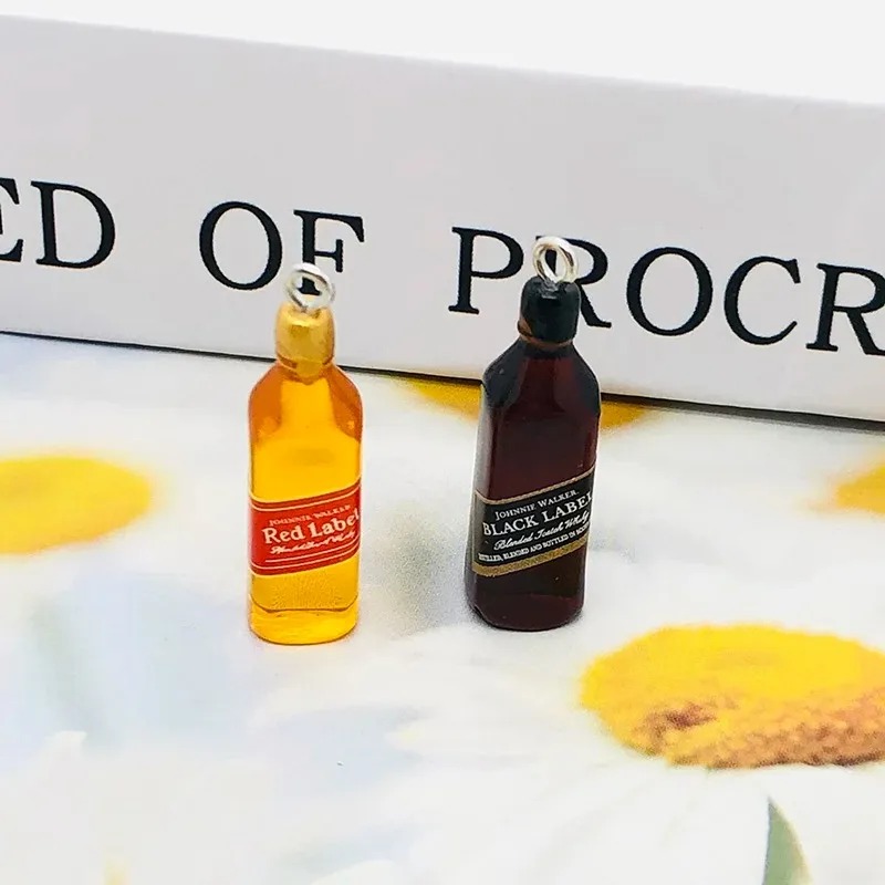 10Pcs Tiny Wine Bar Bottle Res - огляд і ціна Resin Craft Projects