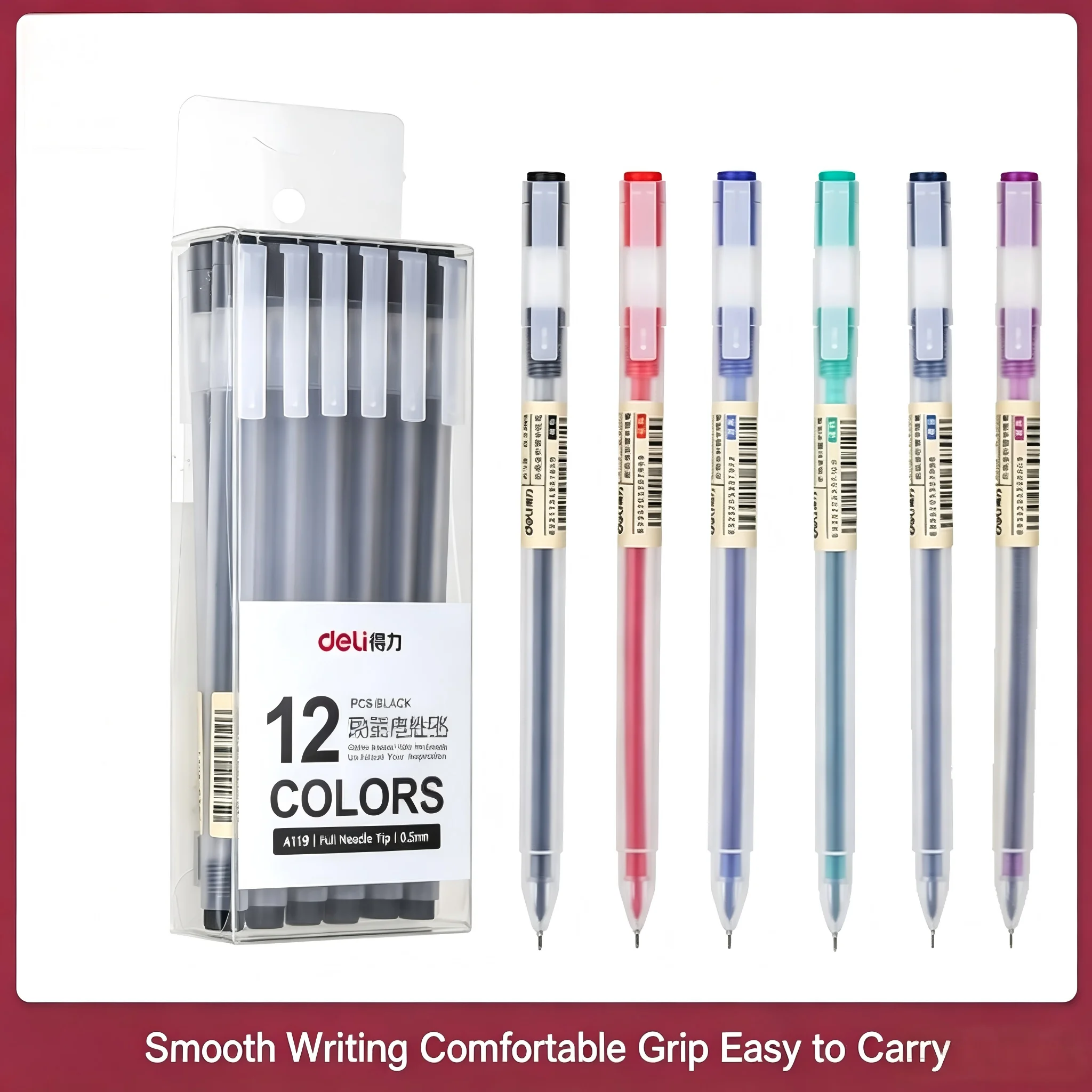 A119 Black Gel Pens 0.5mm Full - огляд і ціна Muji Stationery Gel Pen