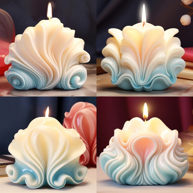 Ocean Shell Candle Silicone Mo - огляд і ціна Resin Ocean Wave Mold
