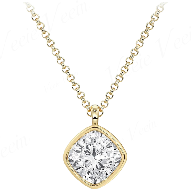 Veeie Veein Jewelry 3ct Irregu - огляд і ціна Bezels Set Pendant