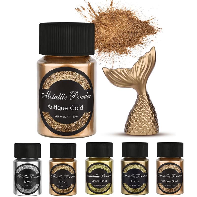 20 Ml Shimmer Metallic Gold Si - огляд і ціна Resin Pigment Set